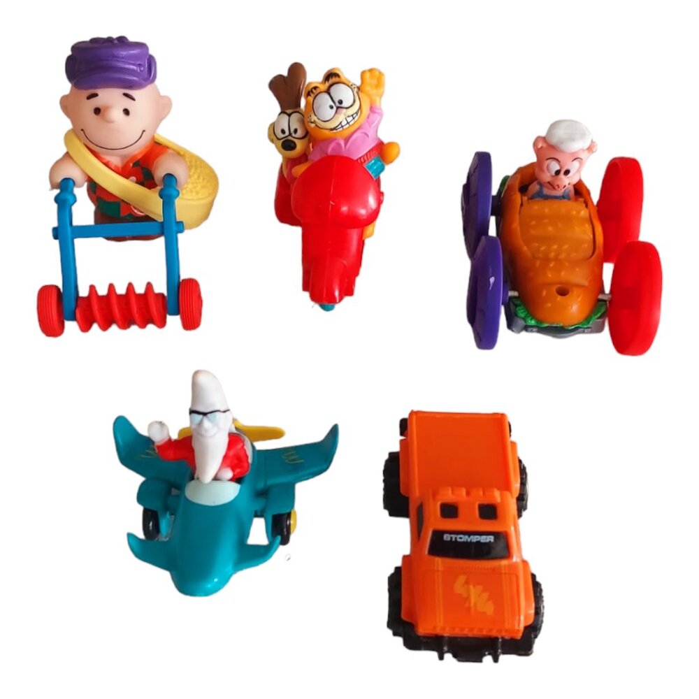 1980s-90s McDonald's Happy Meal Toys Collectible Set of 5